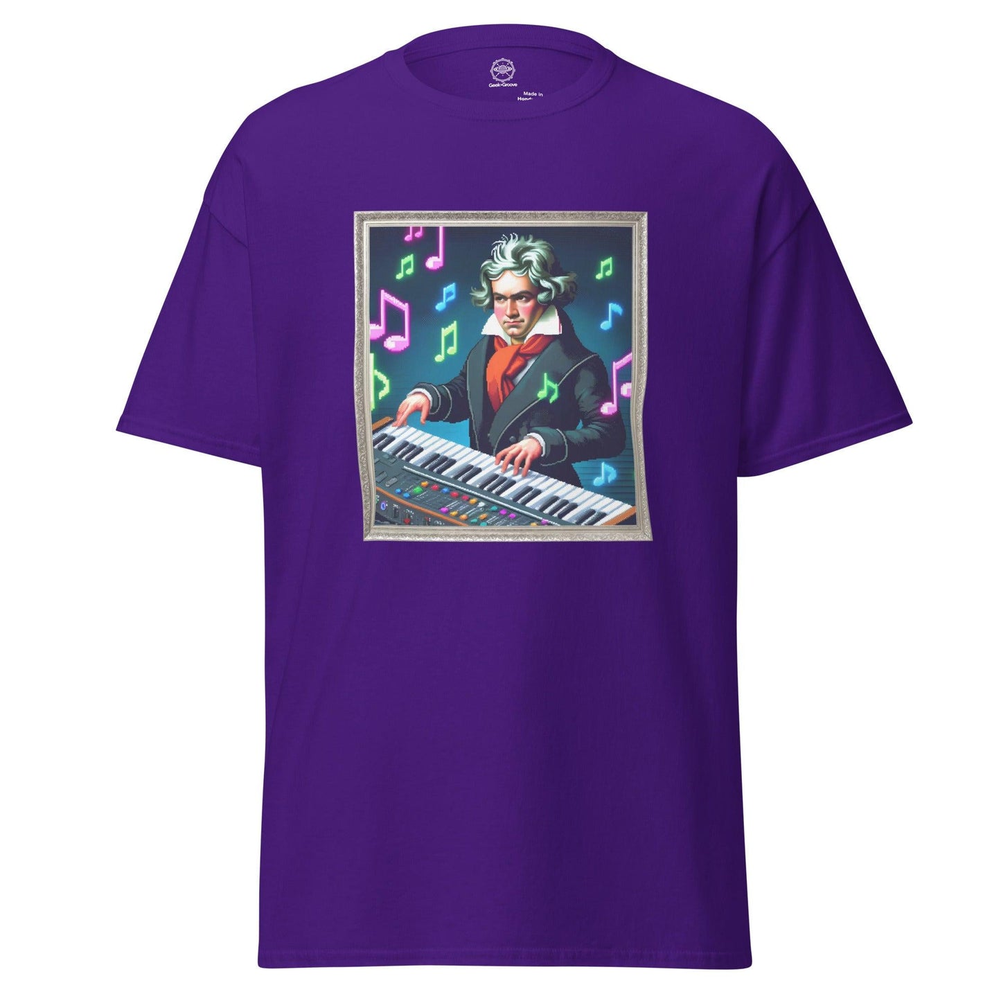 8-Bit Beethoven Tee – Retro Gaming Musician Tee for Gamers and Musicians - GEEKandGROOVE